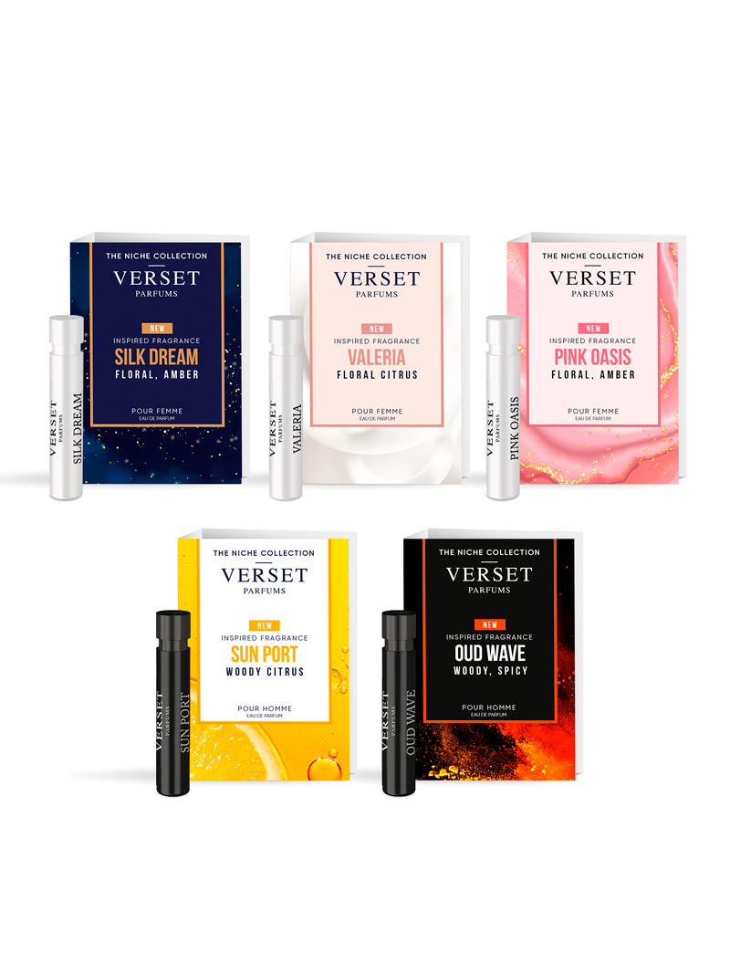 Bag 5 Packs Mini Spray Samples
